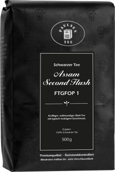Assam Second Flush FTGFOP 1, schwarzer Tee